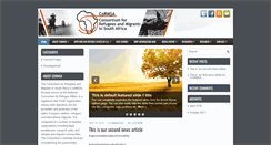 Desktop Screenshot of cormsa.org.za